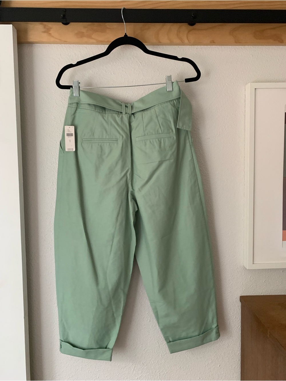 NWT Anthropologie Maeve Belted Tapered Pants, Size 2 - Picture 5 of 8